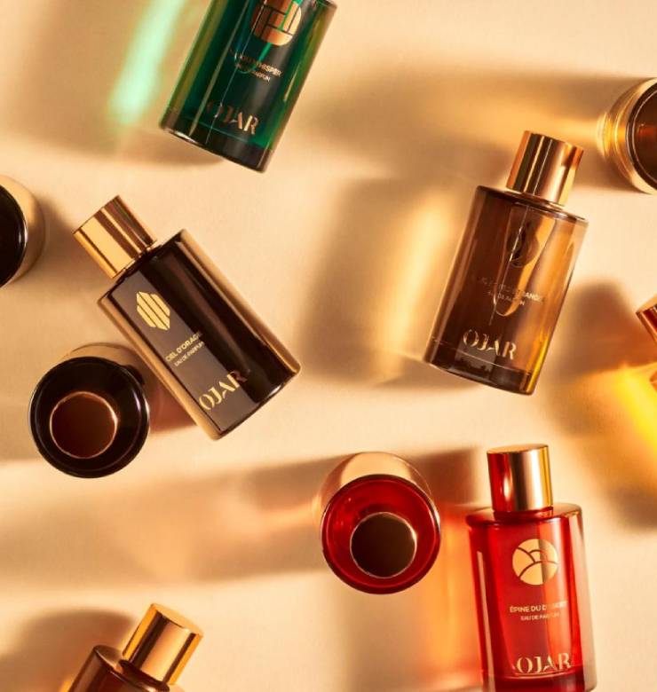 OJAR fragrance collection showcase