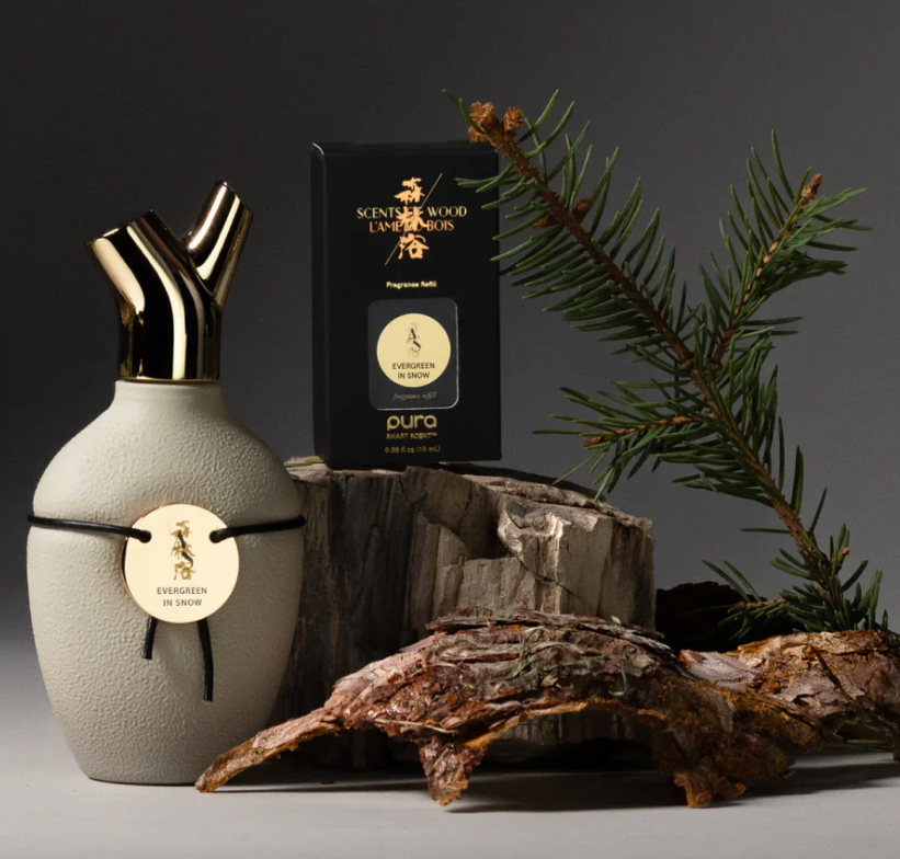 Scents Of Wood fragrance collection showcase