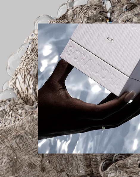 SORA DORA fragrance collection promotional banner