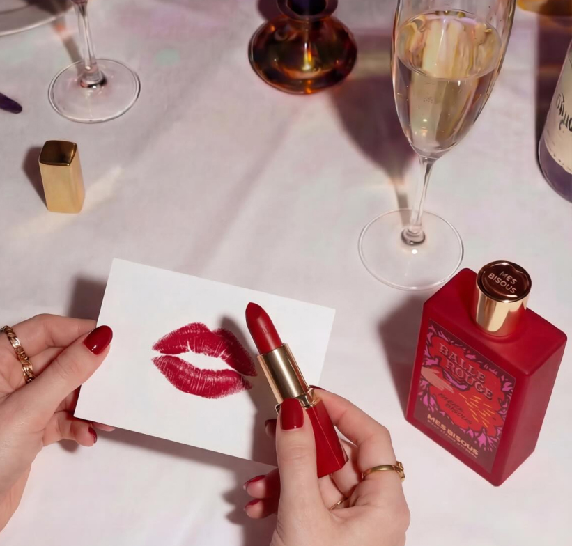 Mes Bisous fragrance collection presentation