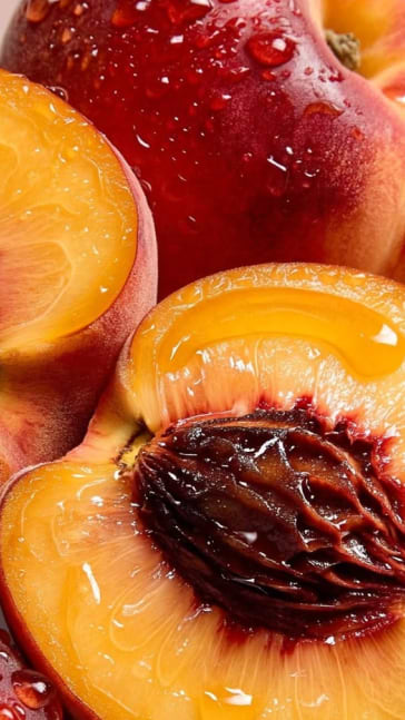Middle notes visual: Elemi Resin, Hedione, Jasmine and Nectarine