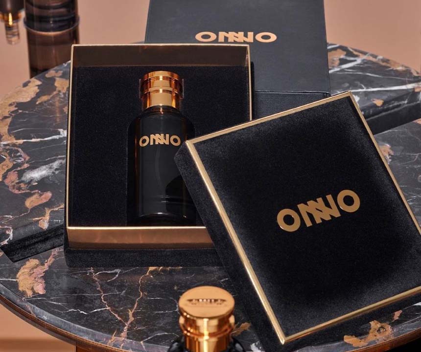 ONNO brand heritage and signature fragrance showcase
