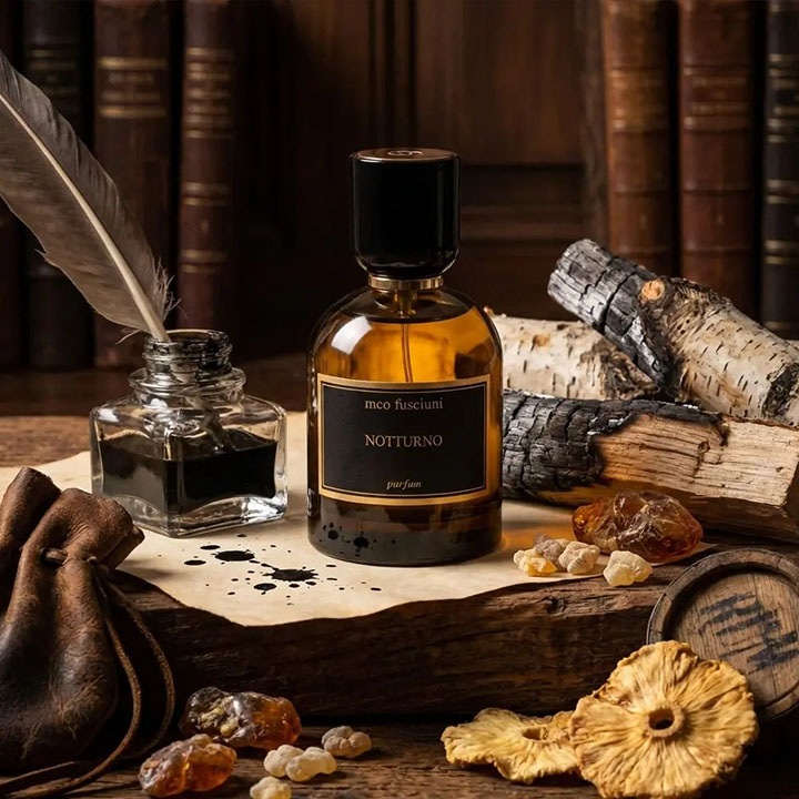 Meo Fusciuni brand heritage and signature fragrance showcase