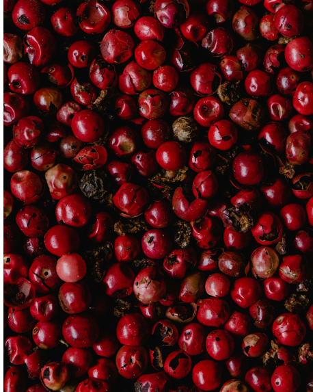 Top notes visual: Cinnamon,Pink Pepper