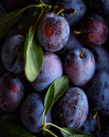 Top notes visual: Pear,Plum