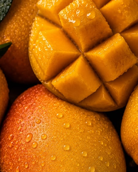 Top notes visual: Grapefruit,Mango,Raspberry