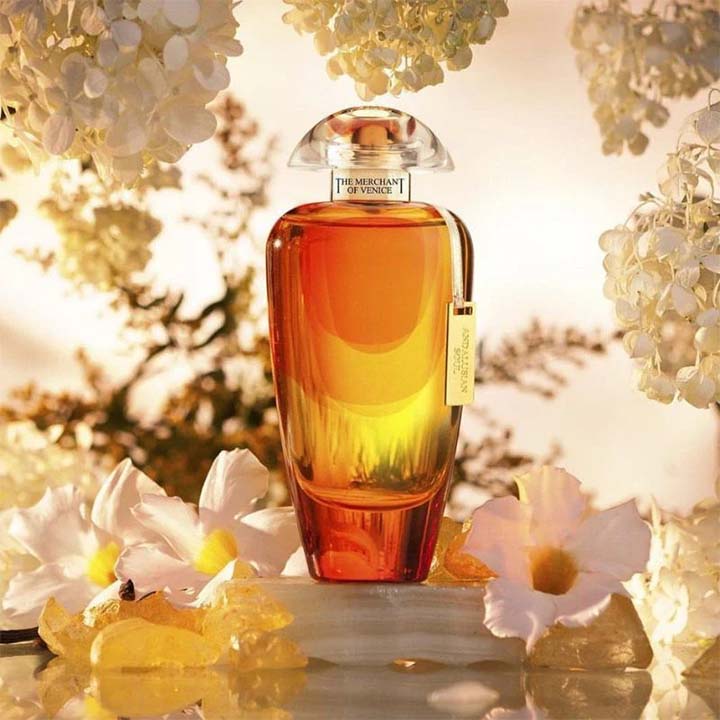 The Merchant of Venice brand heritage and signature fragrance showcase