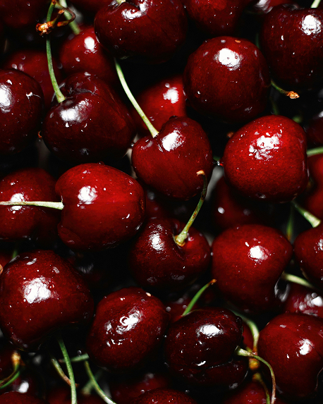 Top notes visual: Almond,Cherry,Ginger,Orange