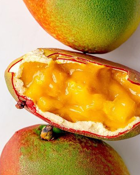 Top notes visual: Mango,Orange