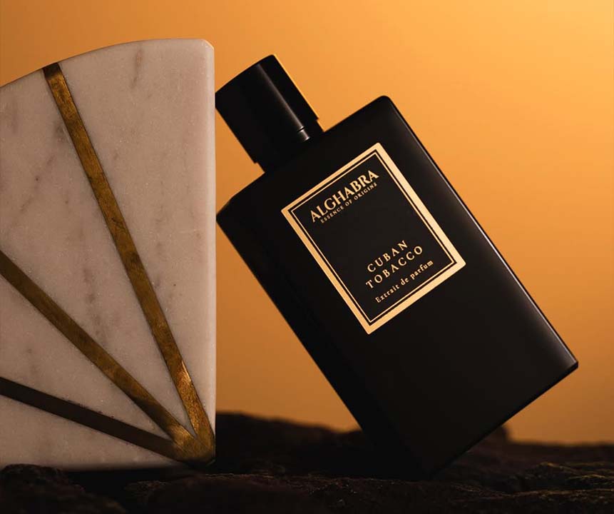 Alghabra Parfums brand heritage and signature fragrance showcase
