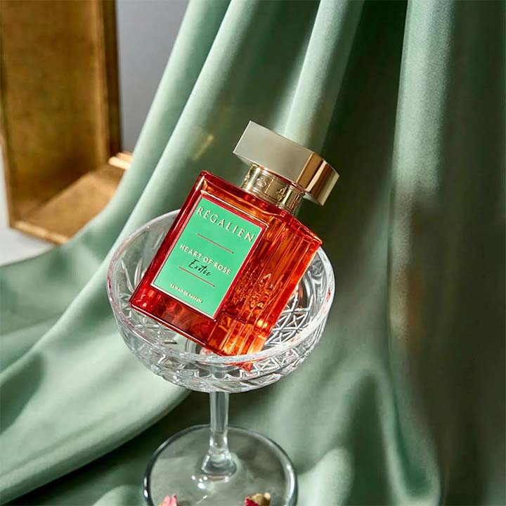 Regalien brand heritage and signature fragrance showcase