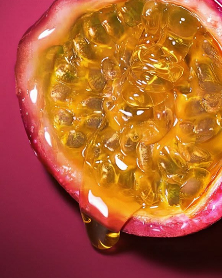 Top notes visual: Passion Fruit,Turkish Rose