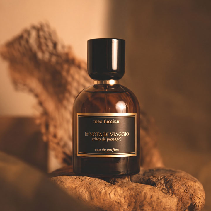 Meo Fusciuni brand heritage and signature fragrance showcase