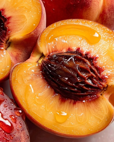 Top notes visual: Peach,Rose