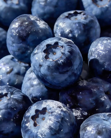 Top notes visual: Blueberry, Bergamot and Pomelo