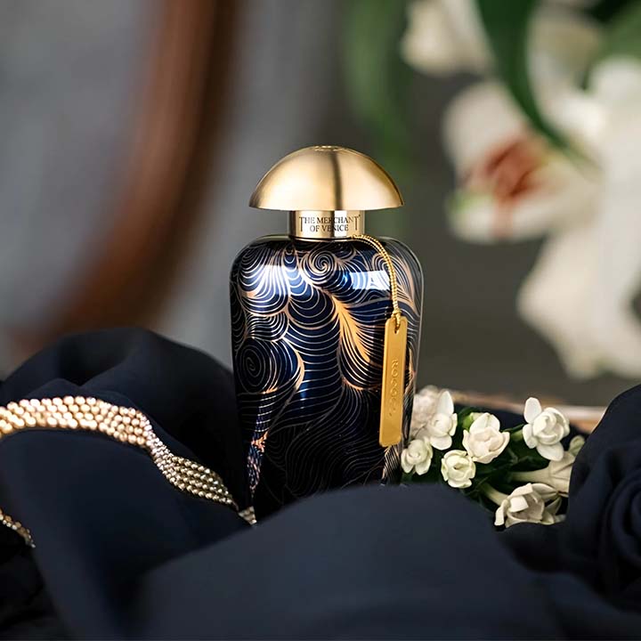 The Merchant of Venice brand heritage and signature fragrance showcase