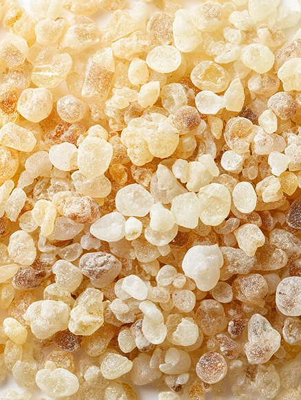 Base notes visual: Benzoin