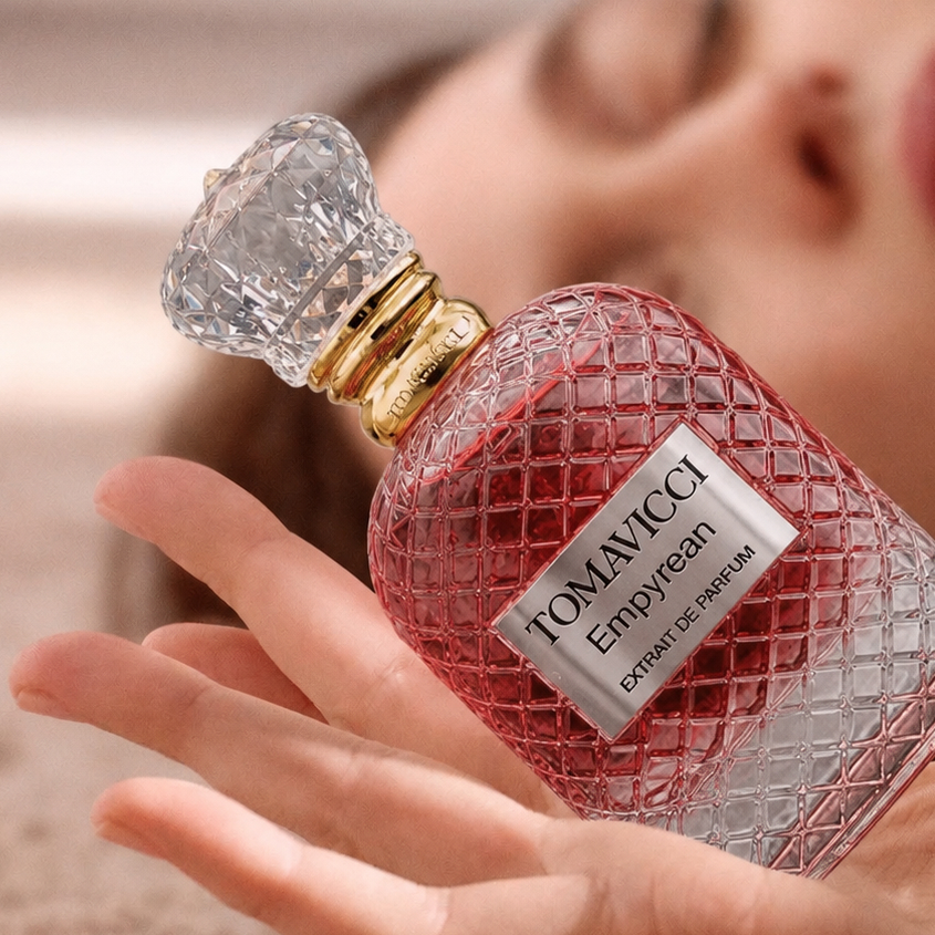 Tomavicci brand heritage and signature fragrance showcase