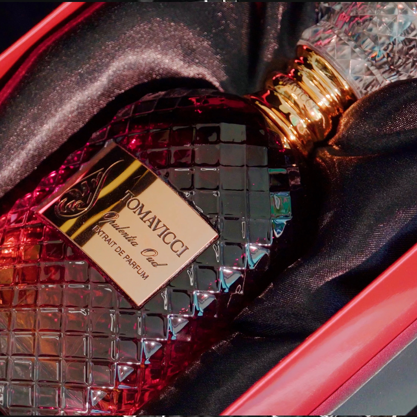 Tomavicci brand heritage and signature fragrance showcase