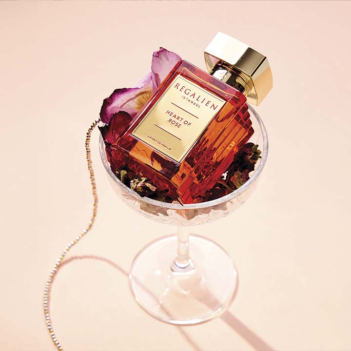 Regalien brand heritage and signature fragrance showcase