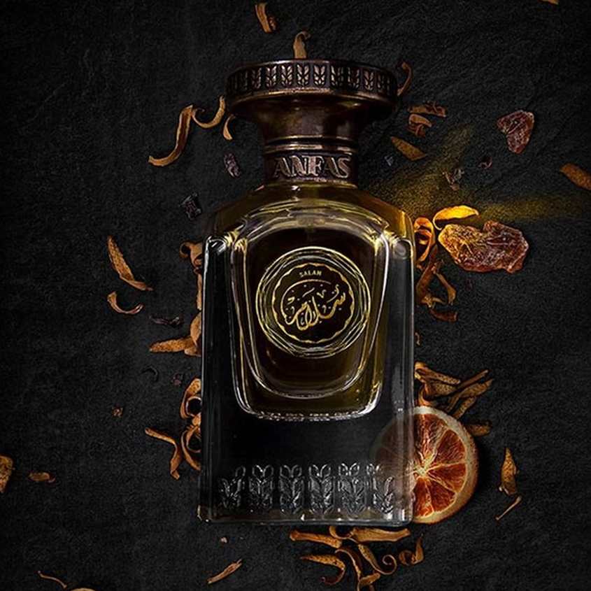ANFAS brand heritage and signature fragrance showcase