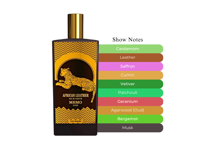 Memo Paris African Leather Eau de Parfum Unisex 2.5 oz
