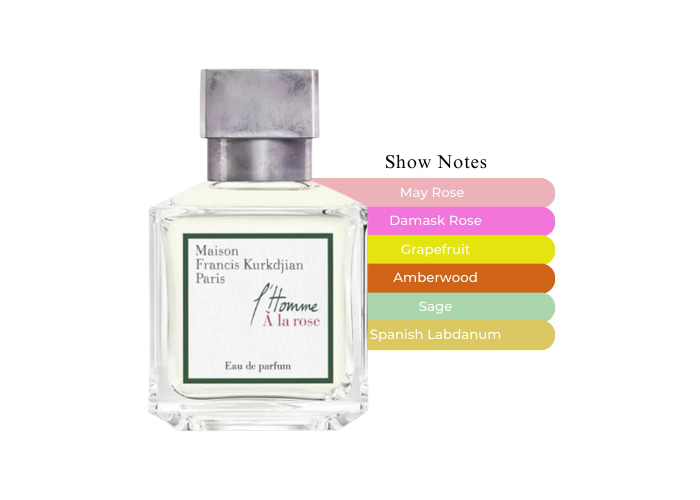 Maison Francis Kurkdjian L'Homme A La Rose 2.4oz/70ml EDP Maison Francis Kurkdjian L'Homme A La Rose 2.4oz/70ml EDP