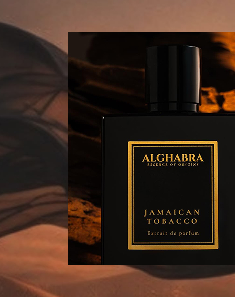 Alghabra Parfums fragrance collection promotional banner