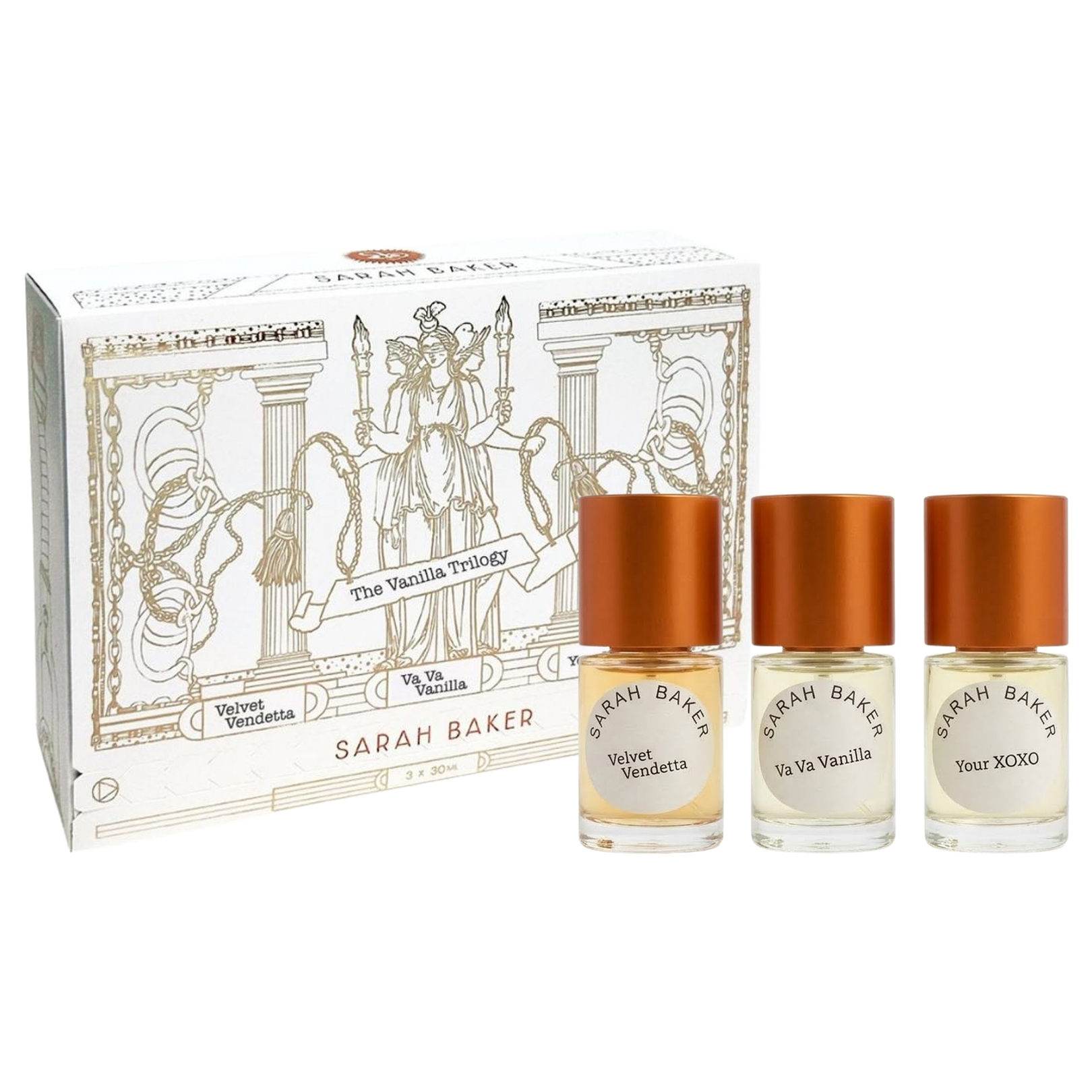 Sarah Baker The Vanilla Trilogy (3x30ml)