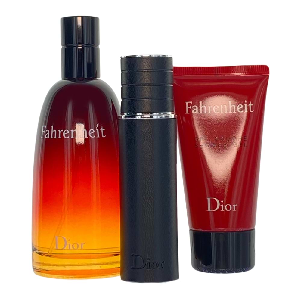 Fahrenheit by Christian Dior 3 Piece Gift Set |MaxAroma.com