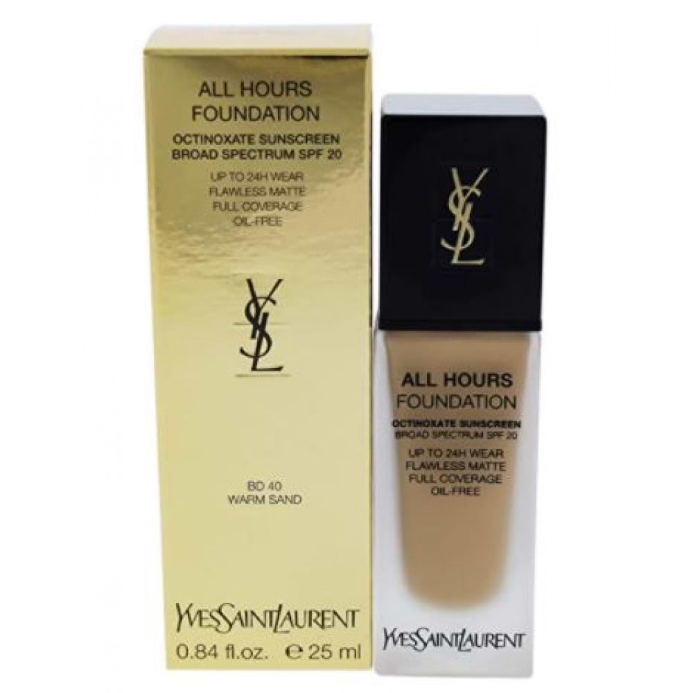Yves Saint Laurent All Hours Foundation - BD40 Warm Sand