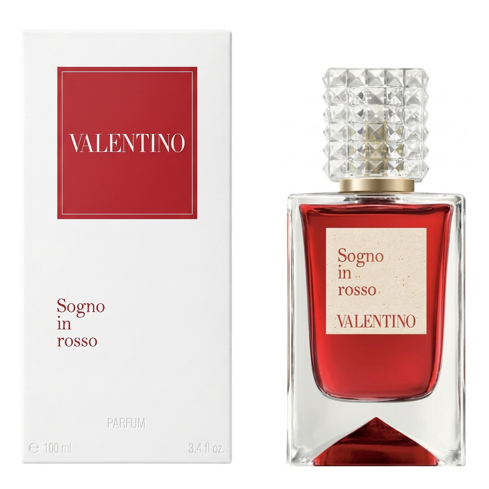 VALENTINO Sogno in rosso 香水 Valentino Sogno In Rosso Unisex Luxury Vanilla Parfum 100ml