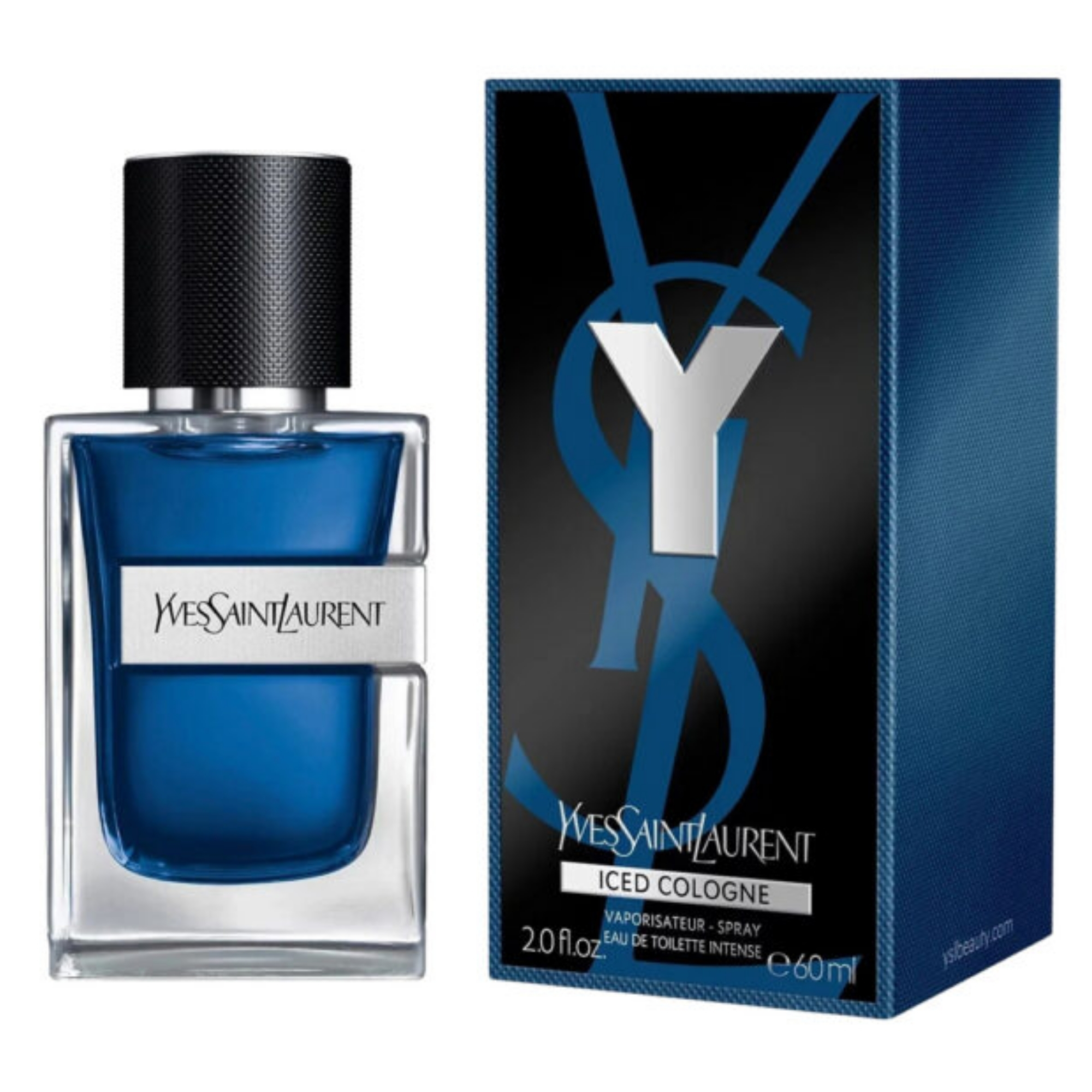 YSL Y Iced Cologne Men's Fresh Mint Intense Toilette 60ml