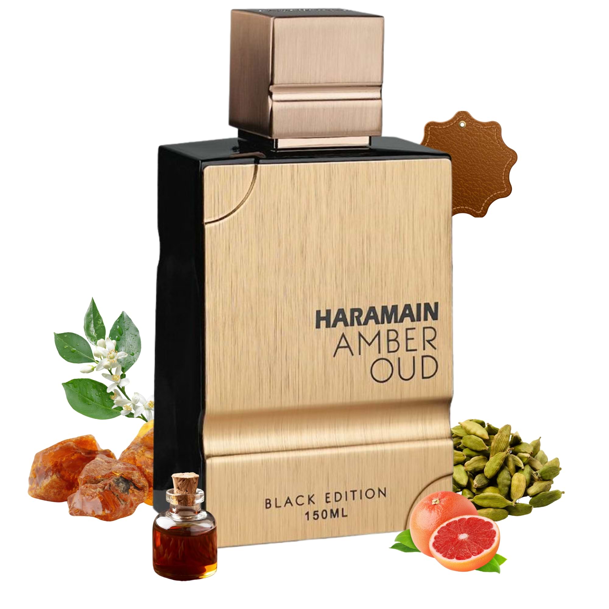 香水(男性用) 150ml AL HARAMAIN AMBER OUD BLACK EDITIO Amber Oud - Black Edition by Al Haramain for Unisex - 5.07