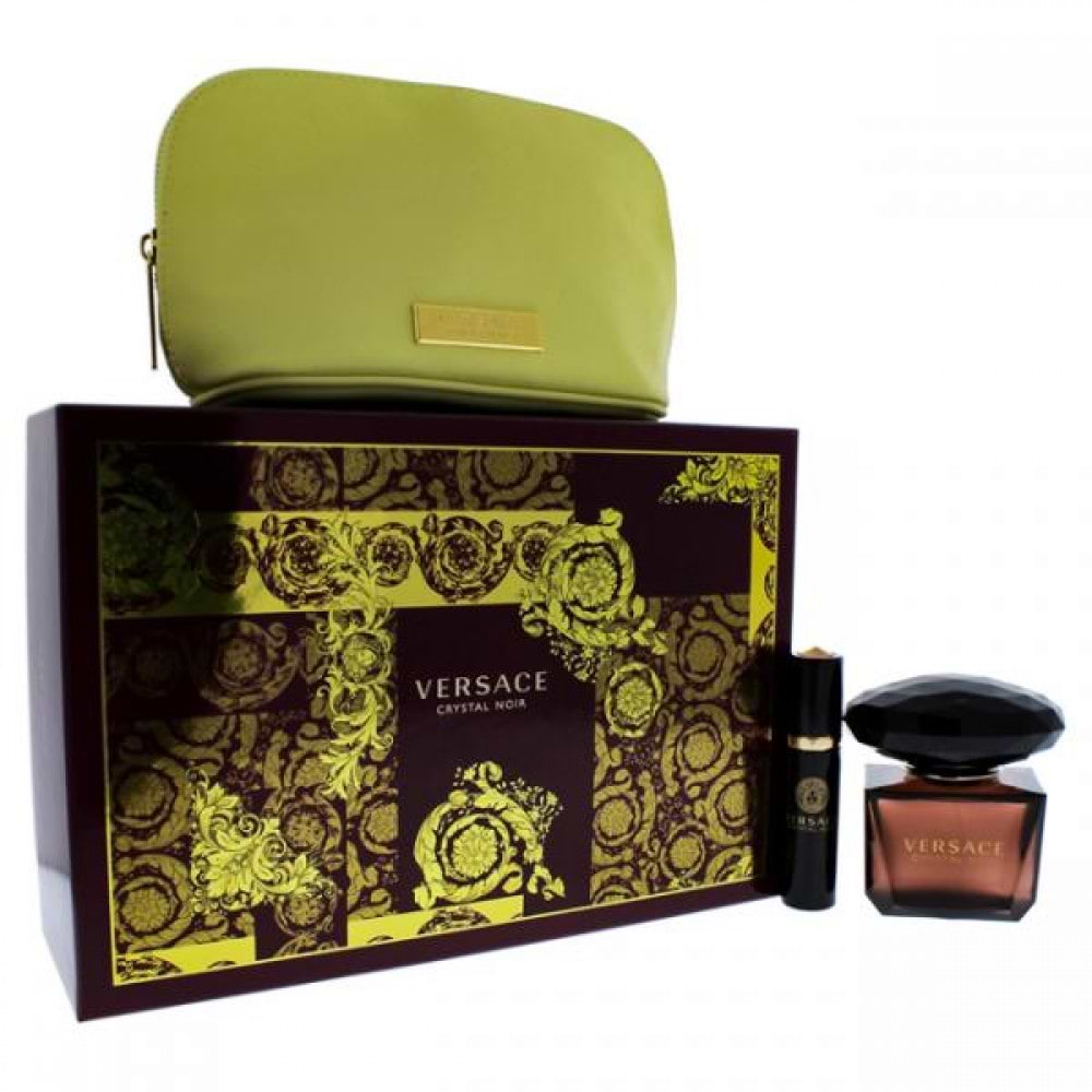 Versace Crystal Noir 3 Pc Gift Set
