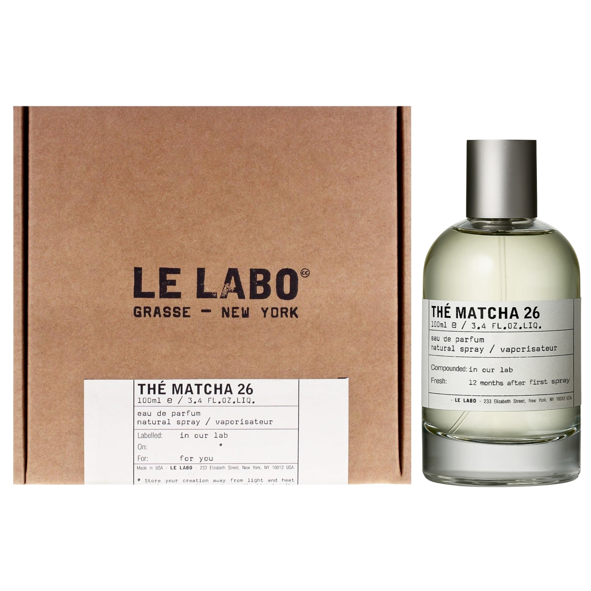 Le Labo The Matcha 26 Eau De Parfum Unisex 100ml-A Fragrance