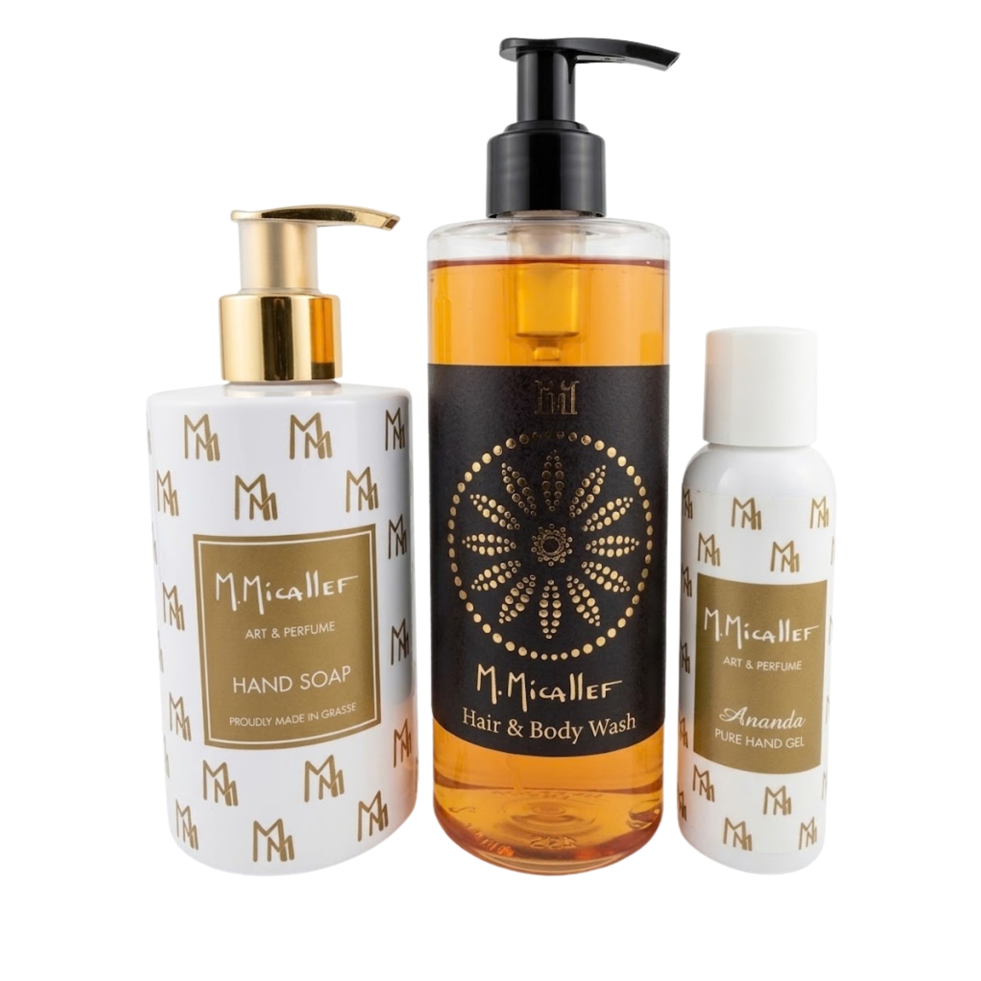 Hand Soap Hand Gel Hair Body Wash Gift Set
