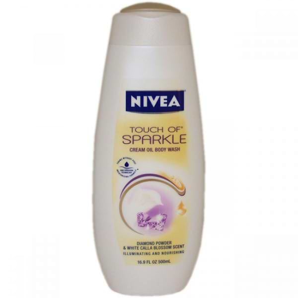 Nivea Touch Of Sparkle Cream Oil Body Wash Unisex