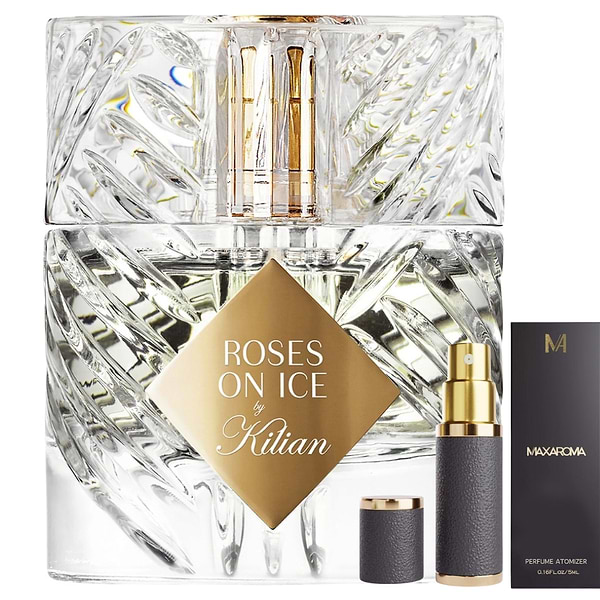 【中古】Kilian ROSES ON ICE 香水　50ml Amazon.com : Kilian Roses On Ice EDP Spray Unisex 1.7 oz