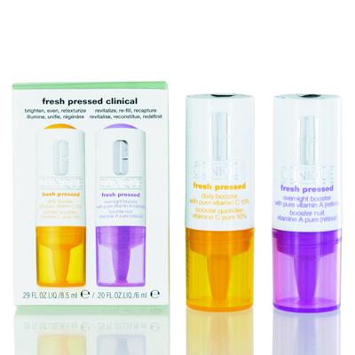 Clinique Fresh Pressed Clinical Daily + Overnight Booster With Pure Vitamin C + A