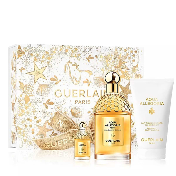 Guerlain 3Pc Aqua Allegoria Forte Mandarine Basilic EDT Set