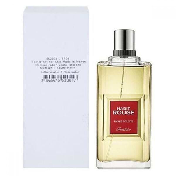 Guerlain Habit Rouge L\'eau for Men EDT Spray Tester No Cap