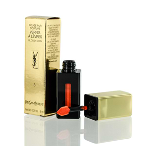 Rouge Pur Couture Vernis A Levres Glossy Stain - 8 Orange De Chine