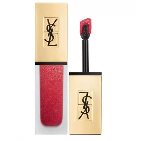 Yves Saint Laurent Tatouage Couture The Metallics Lip Gloss - 101 Chrome Red Clash