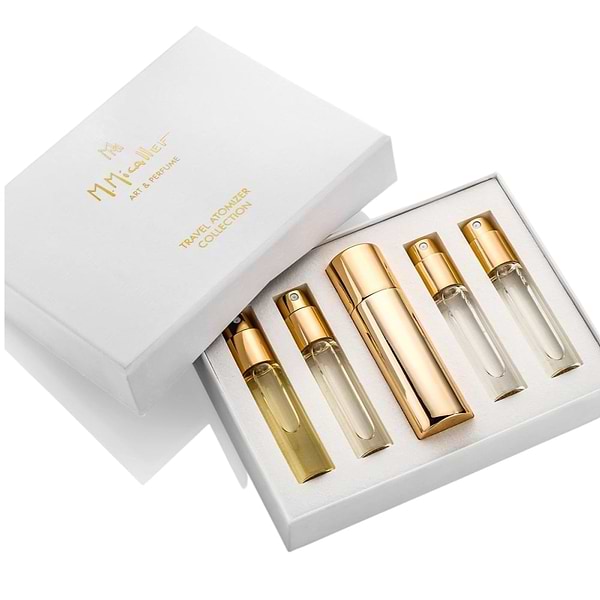 M. Micallef Travel Atomizer Gold Set NECTAR