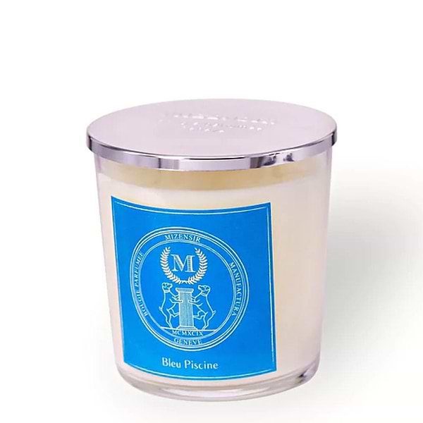 MIZENSIR Bleu Piscine Summer Candle 