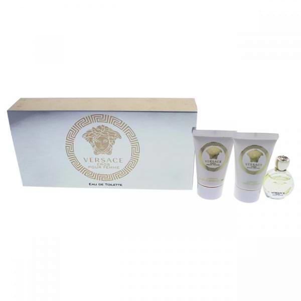 Versace Eros  Pour Femme 3 Pc Mini Gift Set