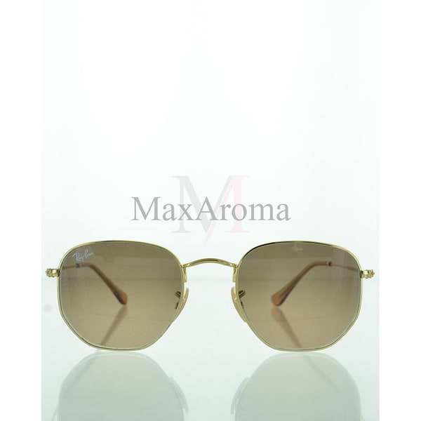 Ray Ban RB3548N 912443 Hexagonal Flat Sunglasses